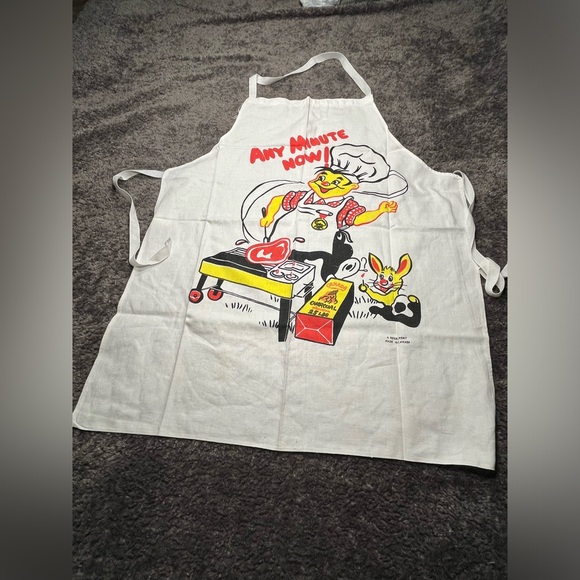 Other - Vintage apron “Any minute now”